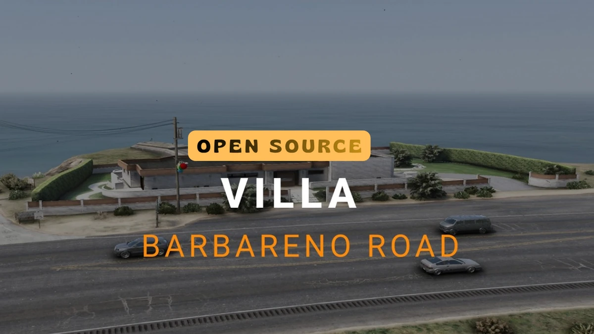 Villa Barbareno Road MLO FiveM | Luxury Villa & Secret Bunker | Open Source